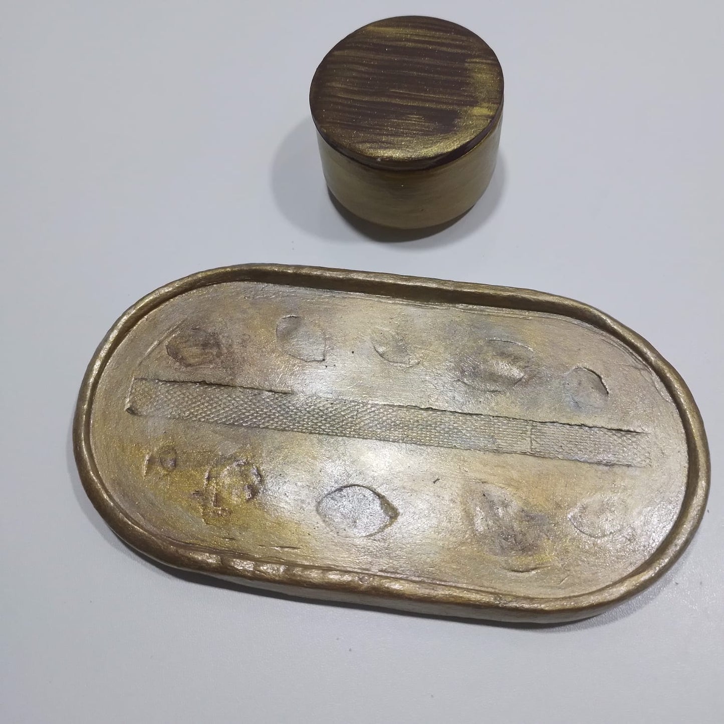 7.3.1 Cores de Outono: pote e bandeja