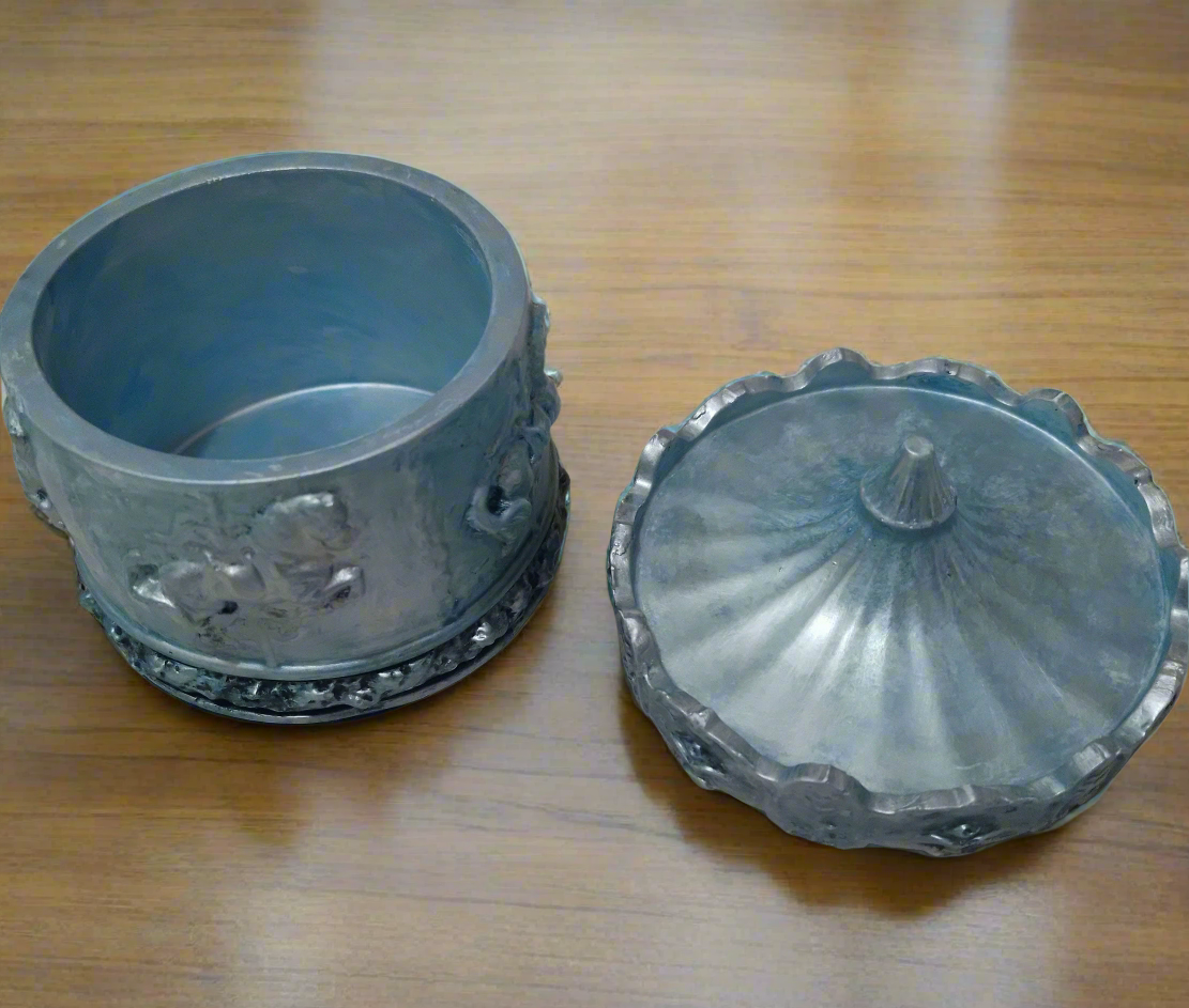 1.Pote Carrossel: Azul Metalizado