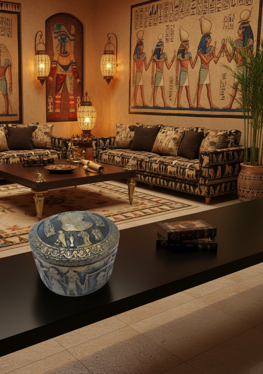 1.Pote Estilo Egípcio