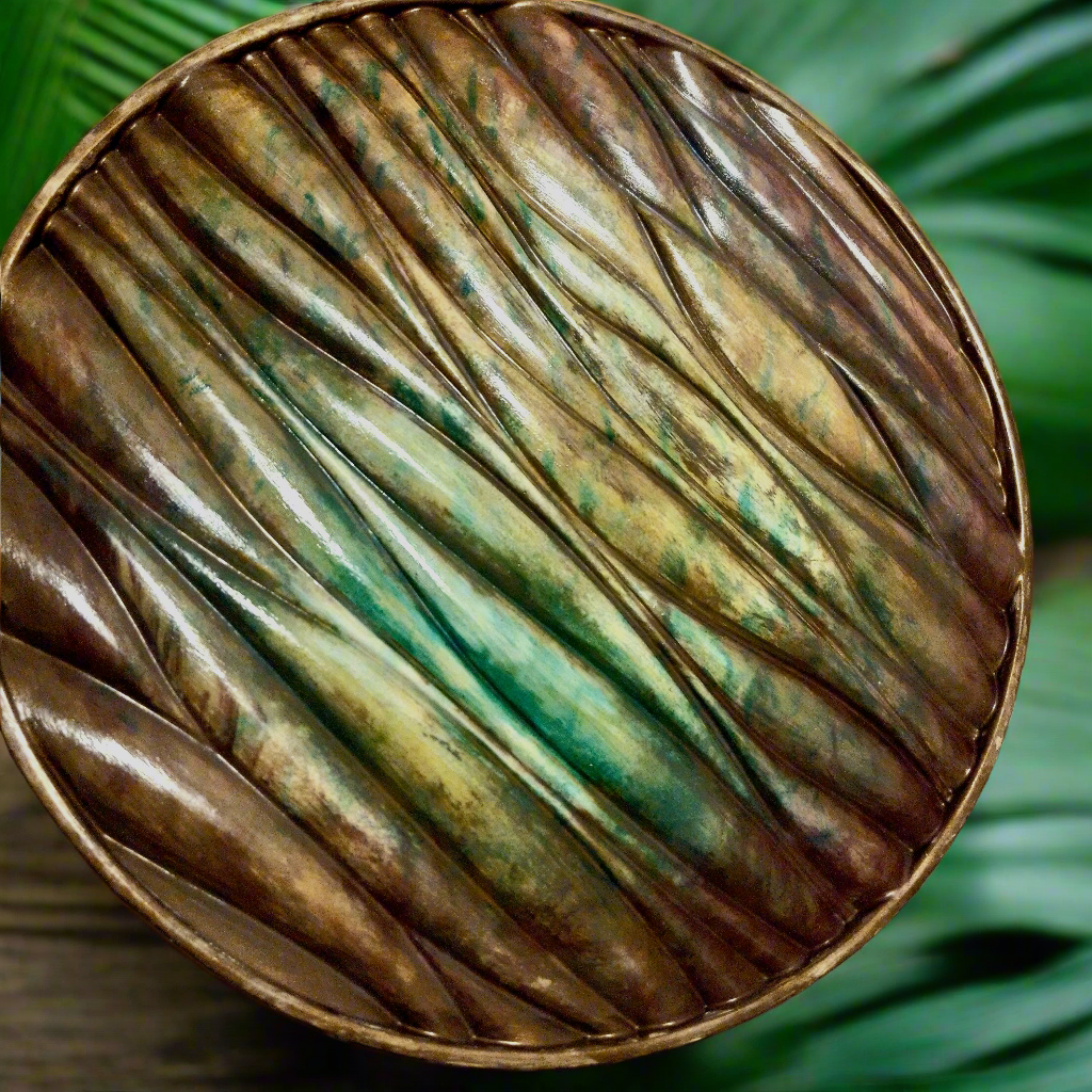 Holístico: concha + prato ondulado