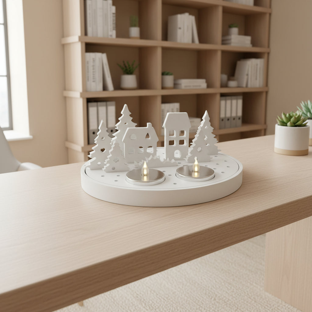 1. Cimento Decorativo Lavável: Presépio urbano