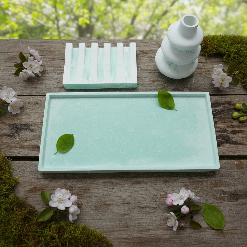 Bandeja Frozen +Recipiente Multiuso +Saboneteira