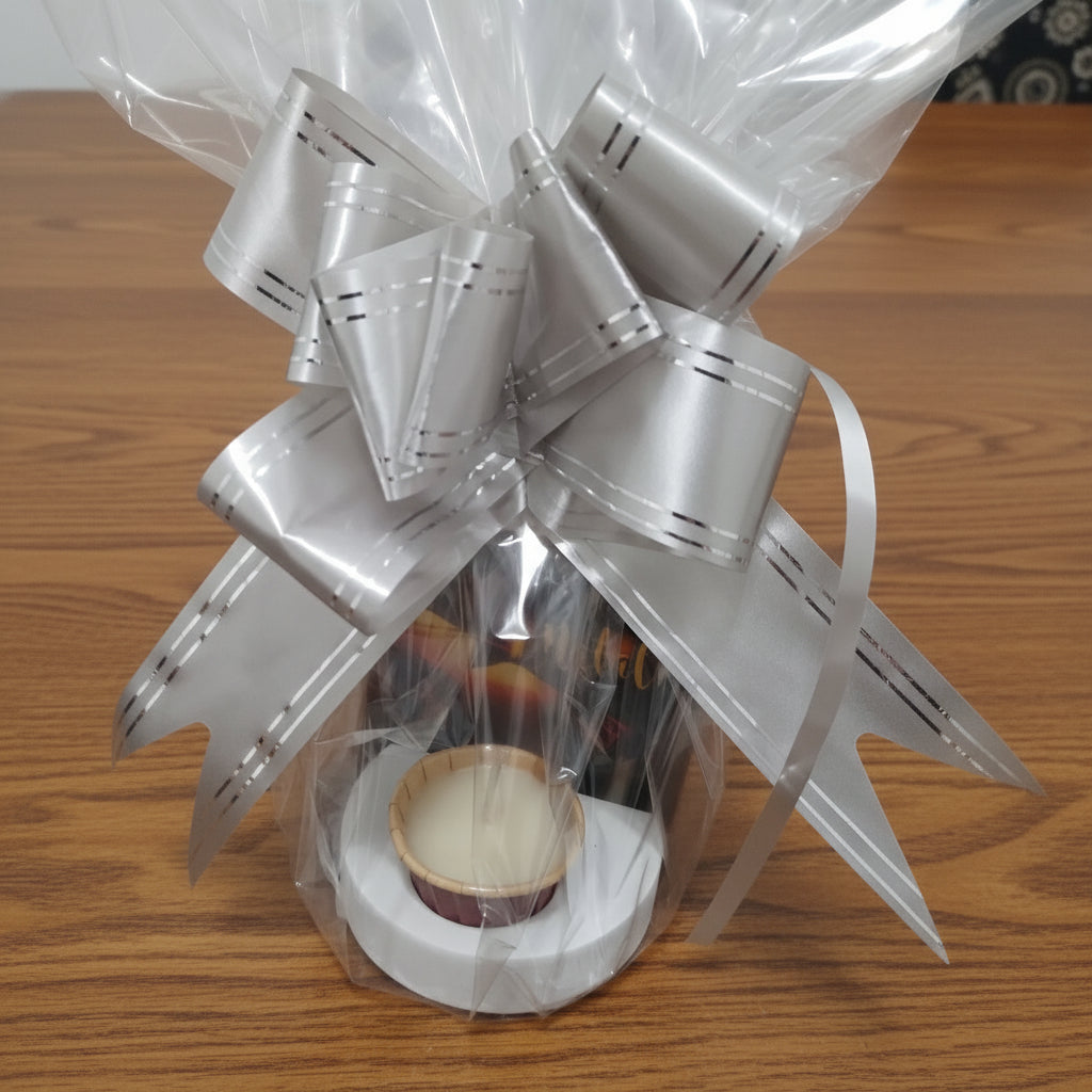 1- Conjunto de Natal lavável:Porta-Cartão de Natal + Vela Aromatizada atóxica (chocolate)