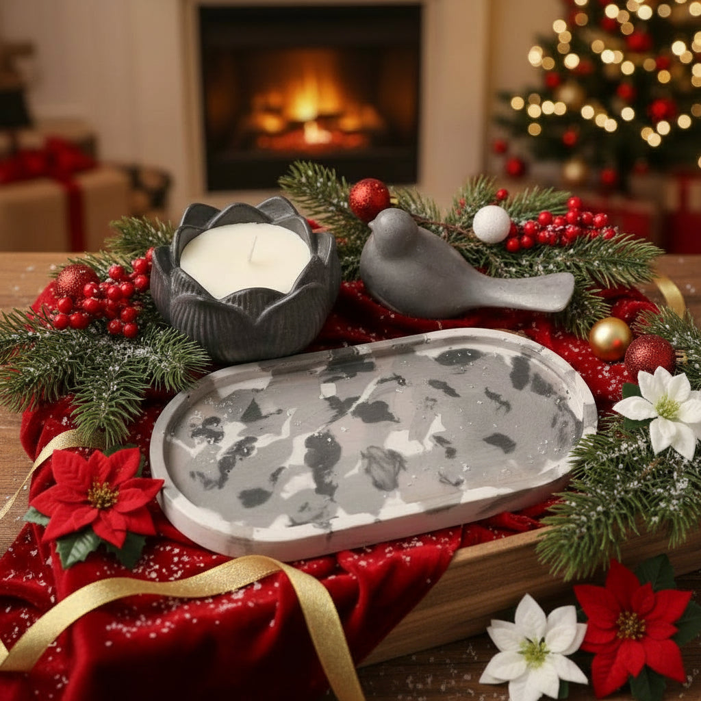 1. Mimo de Natal Embalado com Amor: kit vela aromática atóxica