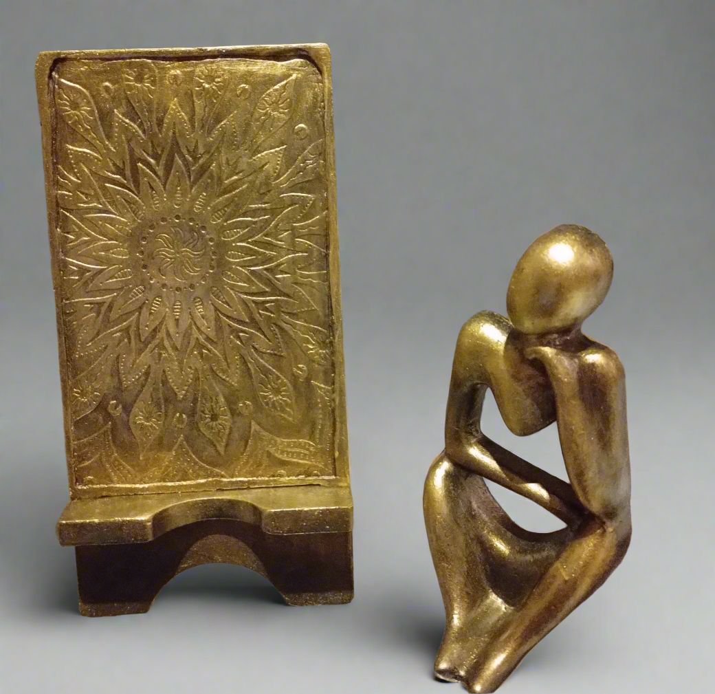 Porta-celular +Estatueta