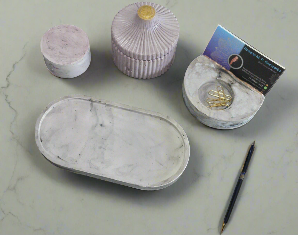 Matizados: Marmorizado Cinza + 1 peça Lilás