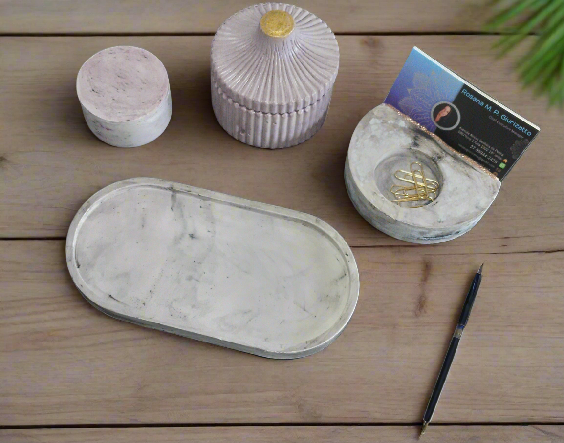 Matizados: Marmorizado Cinza + 1 peça Lilás