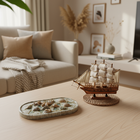 Holístico:  Bandeja & Conchas