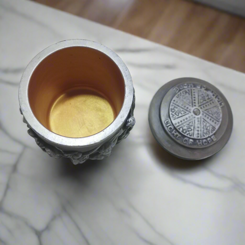 1.Pote com figura de  Anjos