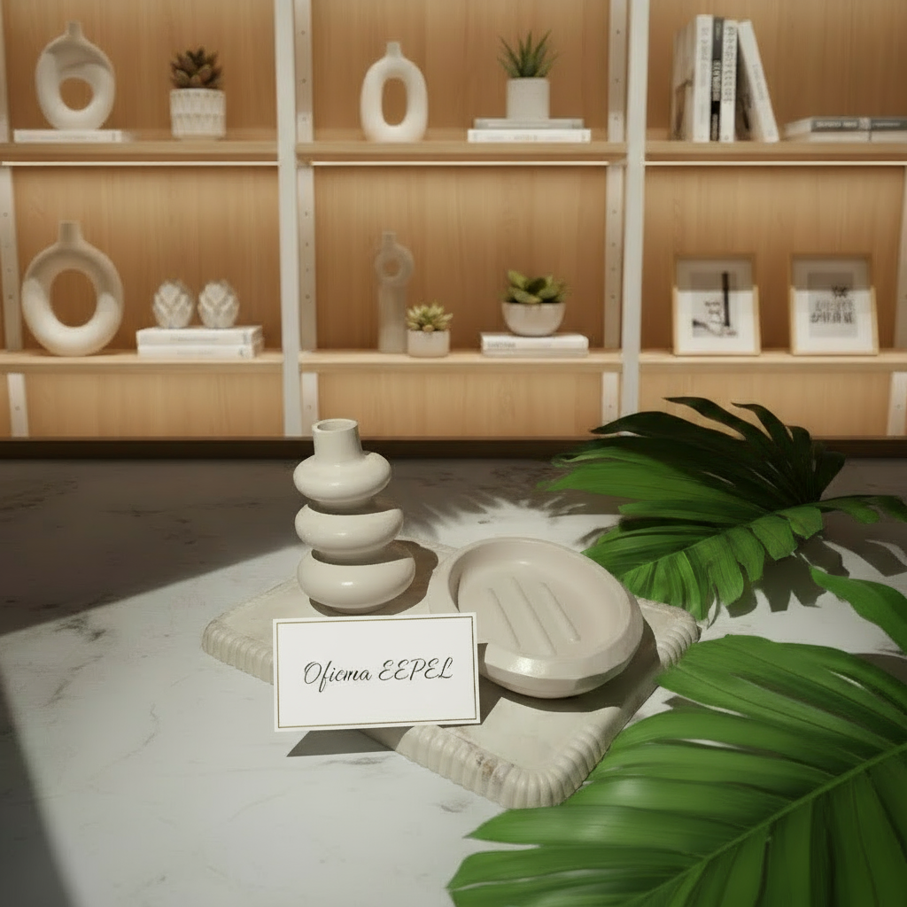 Bandeja+Recipiente Difusor + Saboneteira