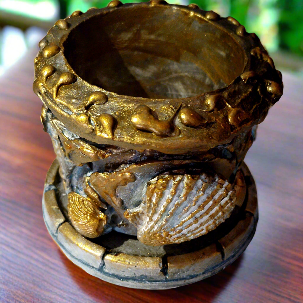 Lindo vaso de planta + Pote