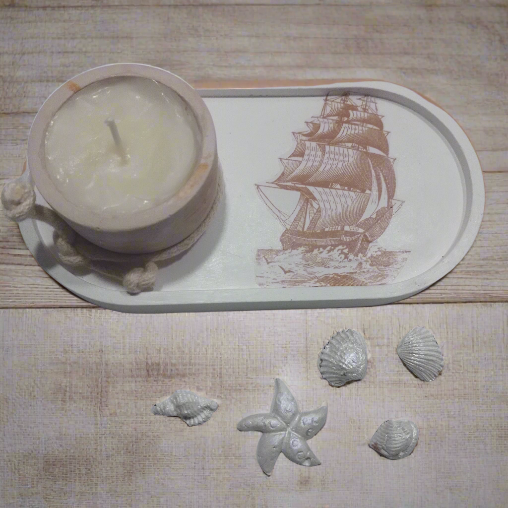 Vela gel Atóxica Chocolate + pequenos objetos