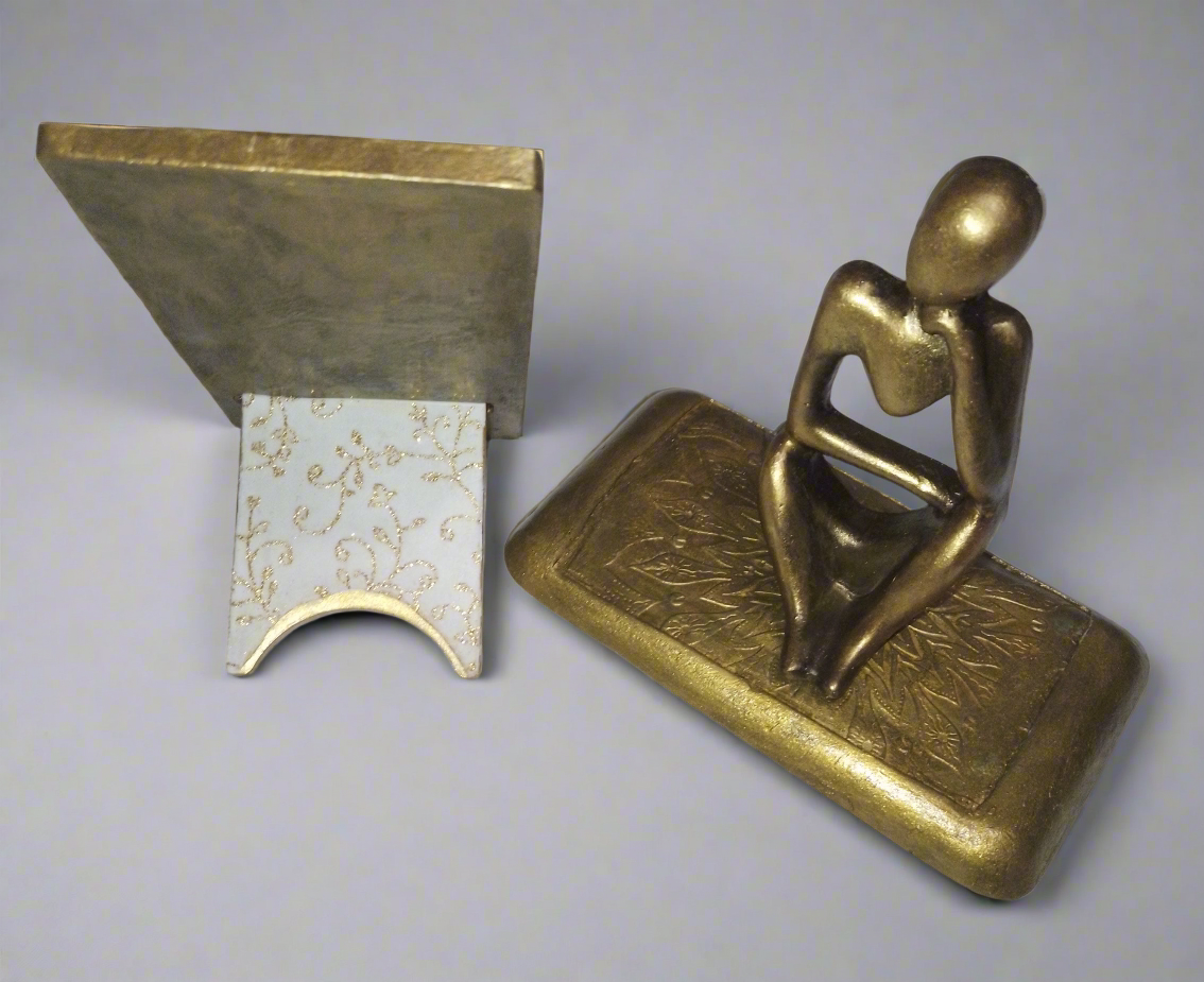 Porta-celular +Estatueta