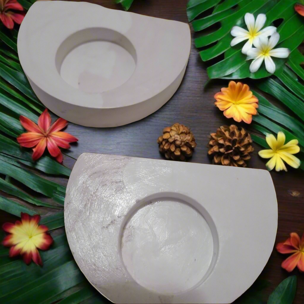 Porta-retrato e 2 Porta-vela