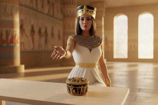 1. Mimo  Embalado com Amor: Pote Egípcio