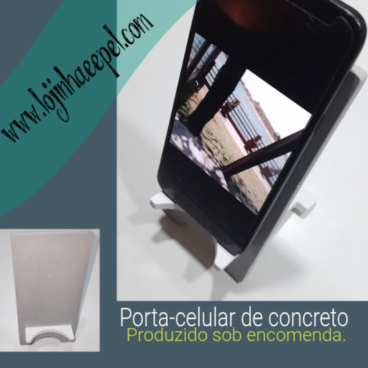 52.1 Porta-celular: cimento artesanal