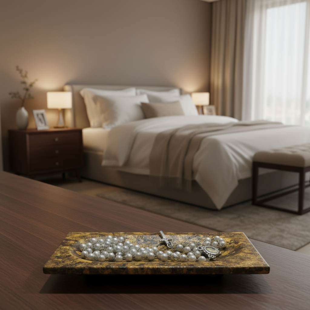 Cantinho Devocional: Porta-Terço.