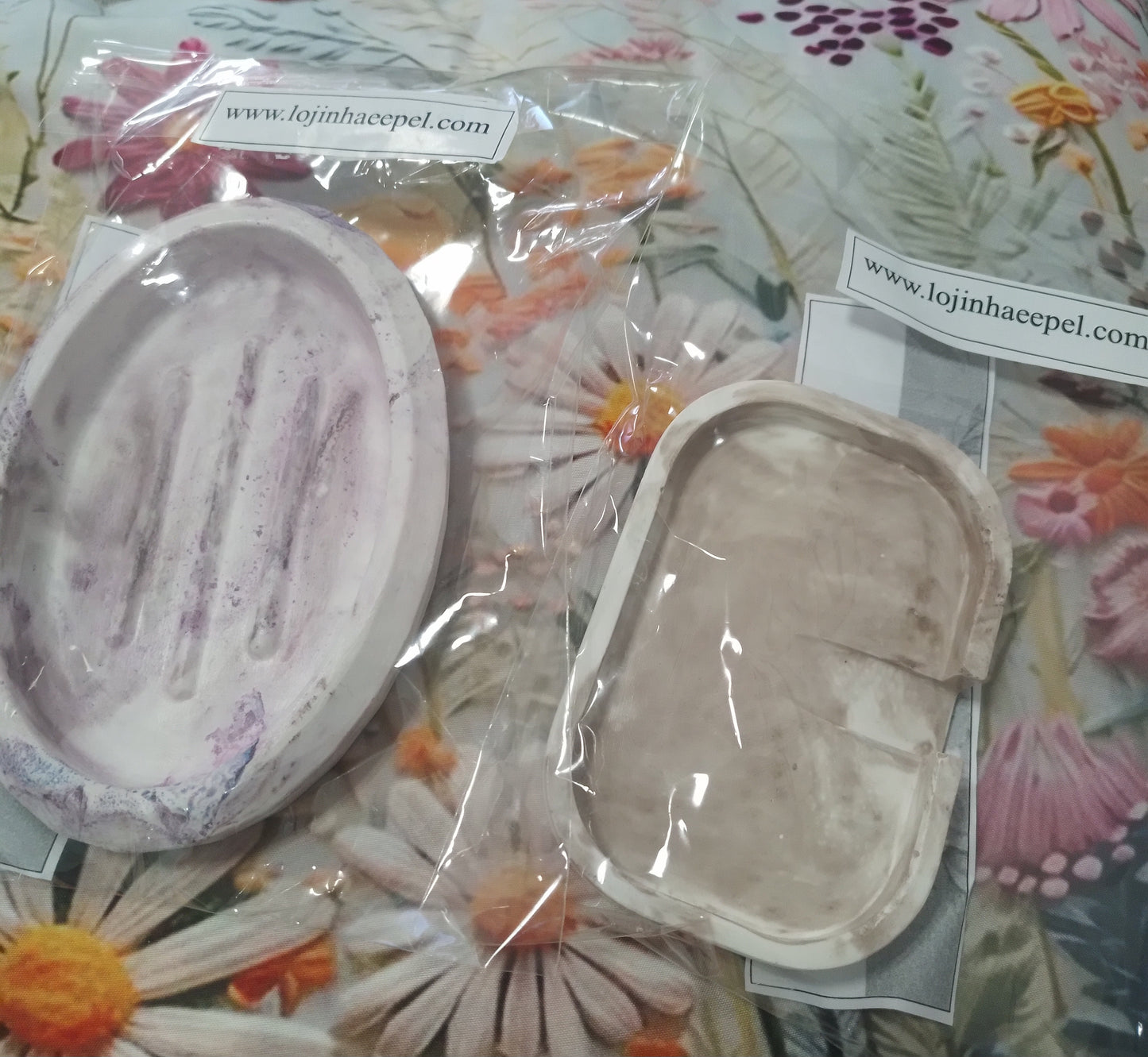 Saboneteira de Concreto Liso > Combo> 2 Unidades