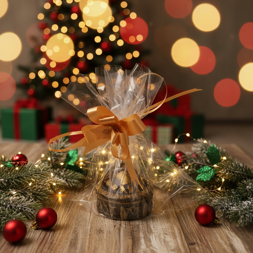 1. Mimo de Natal Embalado com Amor: Pote Egípcio