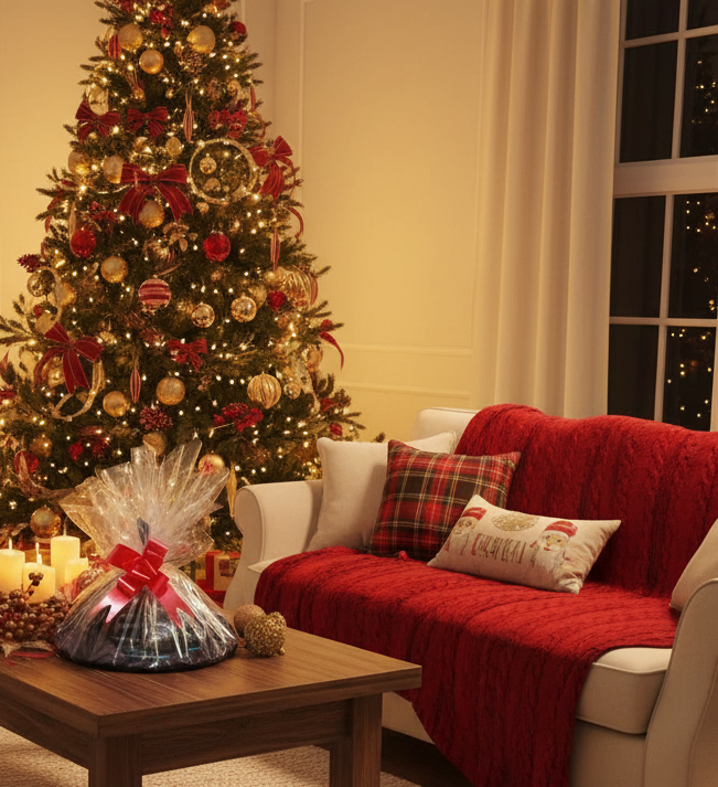 1. Mimo de Natal Embalado com Amor: conjunto Holístico