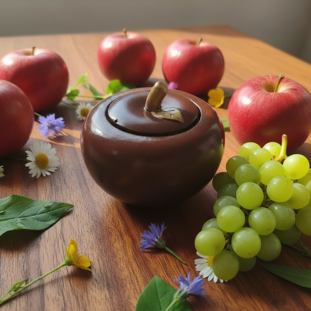 Maçã do Amor+vela aromatizada  atóxica