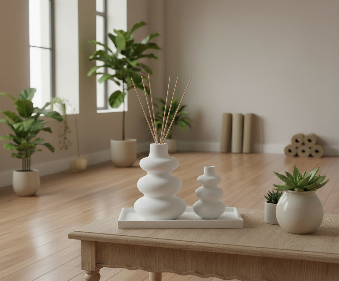 1.Cimento Decorativo Lavável: Recipientes + Bandeja