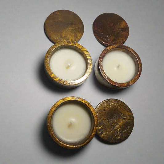 1. Mimo de Natal Embalado com Amor: 3 velas aromáticas